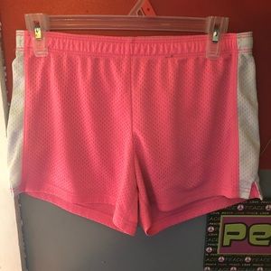 pink justice gym shorts
